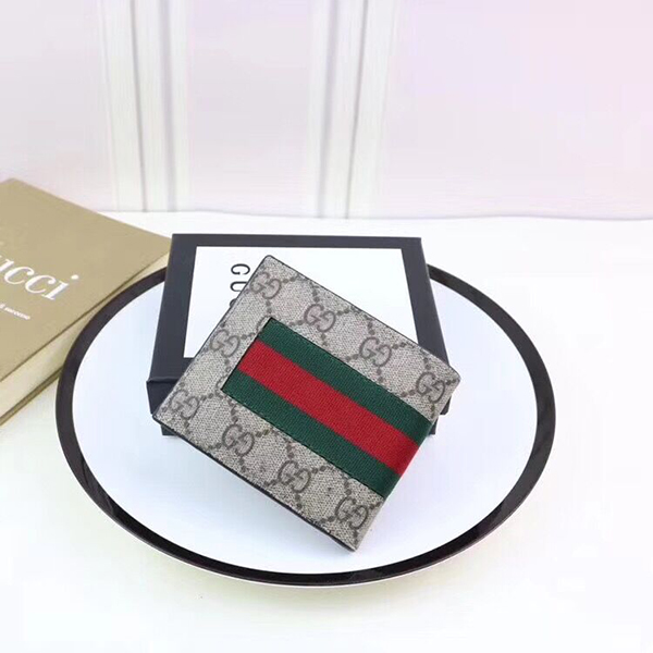 Gucci GG Supreme Bee Bifold Wallet - 