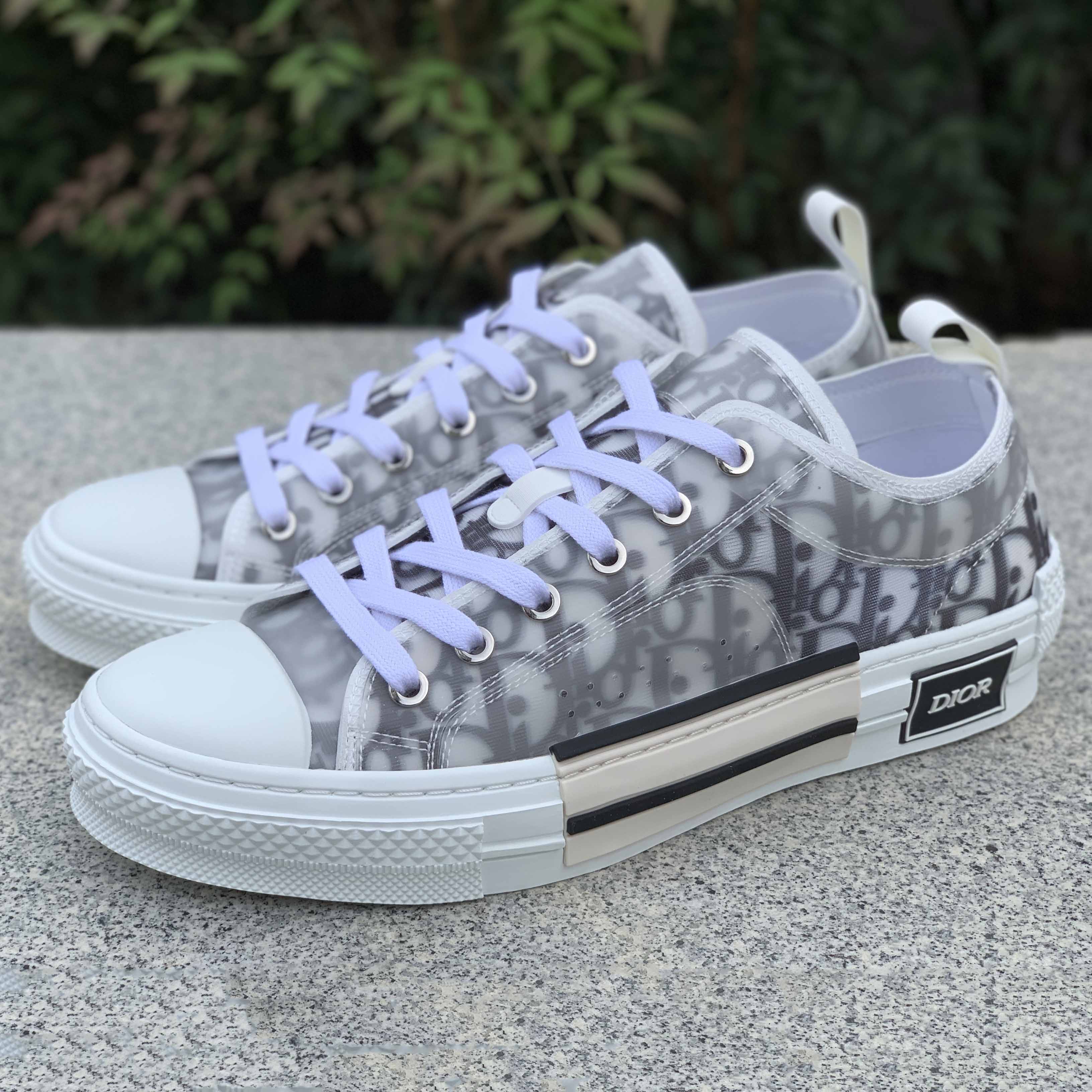 Dior Oblique Technical Canvas "B23" Sneaker - 