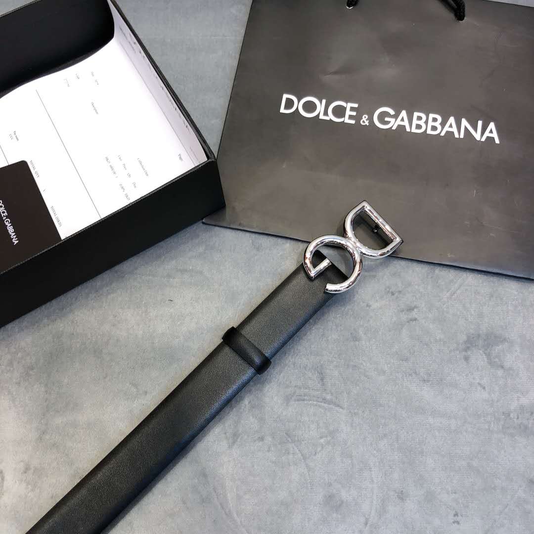 Dolce & Gabbana DG Black Belt  - 