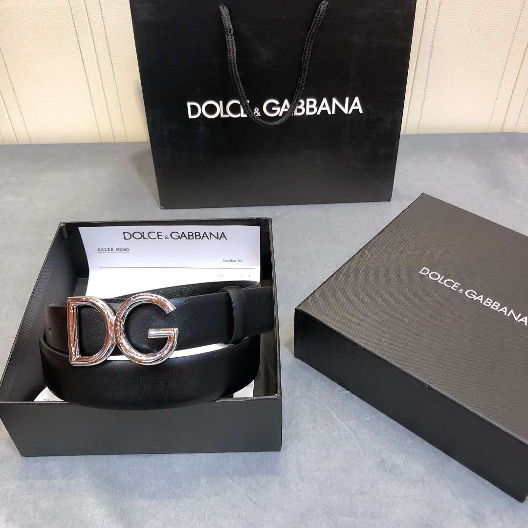 Dolce & Gabbana DG Black Belt  - 