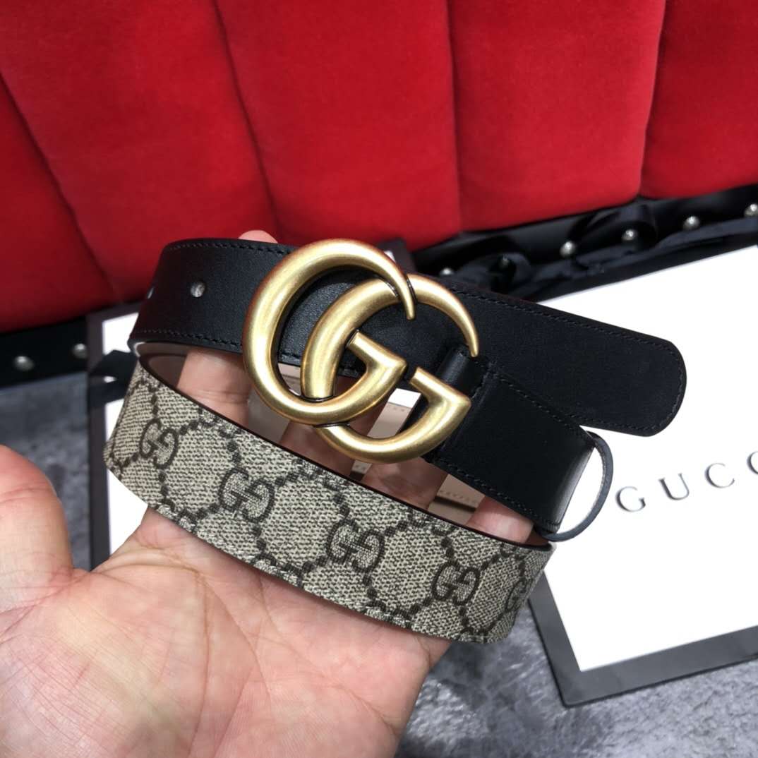 Gucci GG Belt With Double G Buckle - 