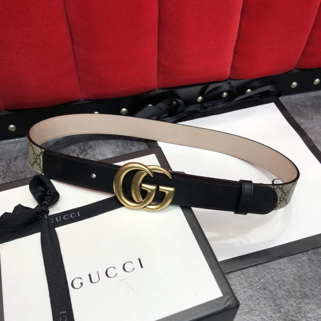 Gucci GG Belt With Double G Buckle - 