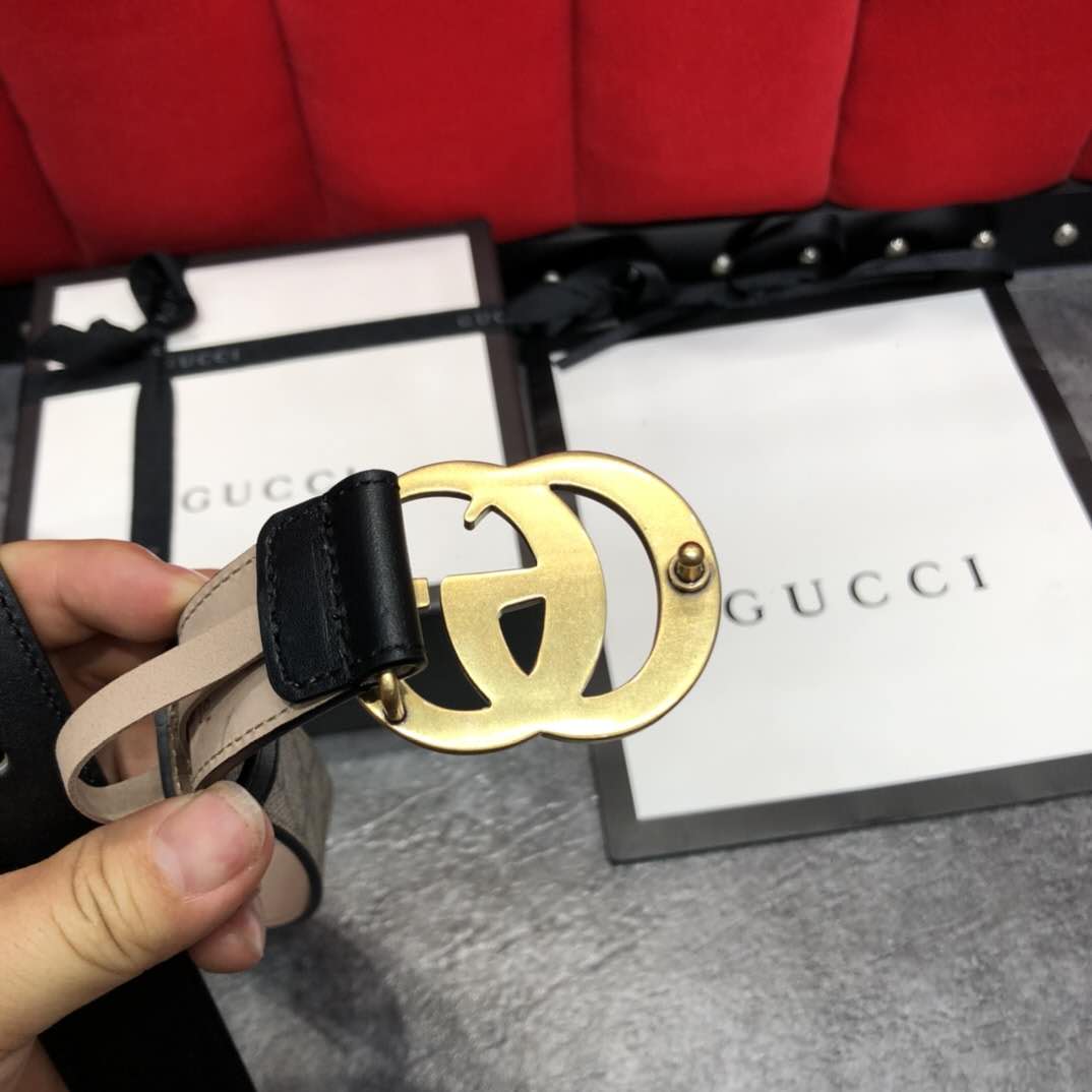 Gucci GG Belt With Double G Buckle - 