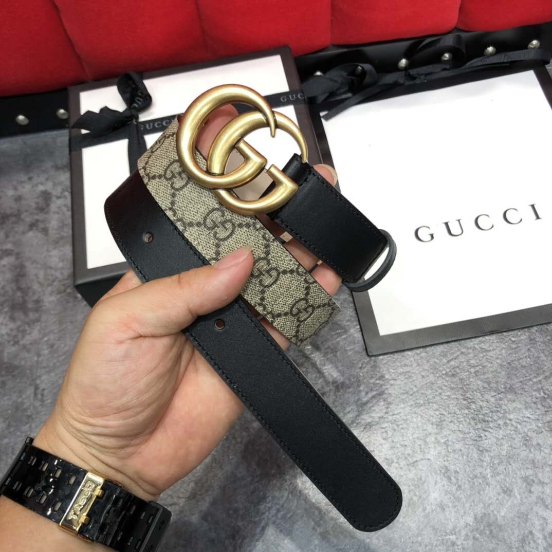 Gucci GG Belt With Double G Buckle - 