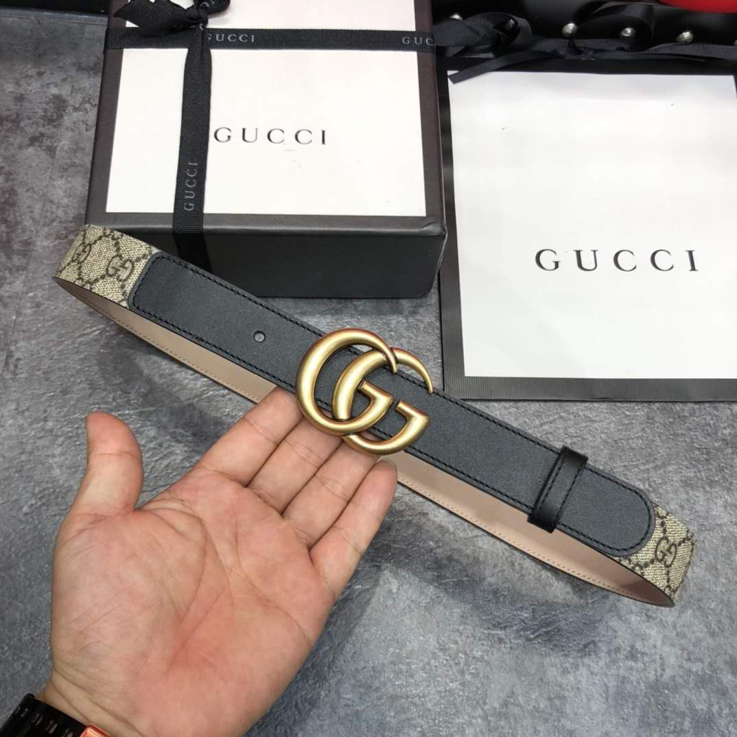 Gucci GG Belt With Double G Buckle - 