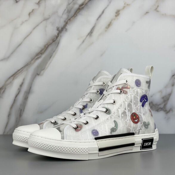 Dior B23 Dior And Kenny Scharf High-Top Sneaker - 