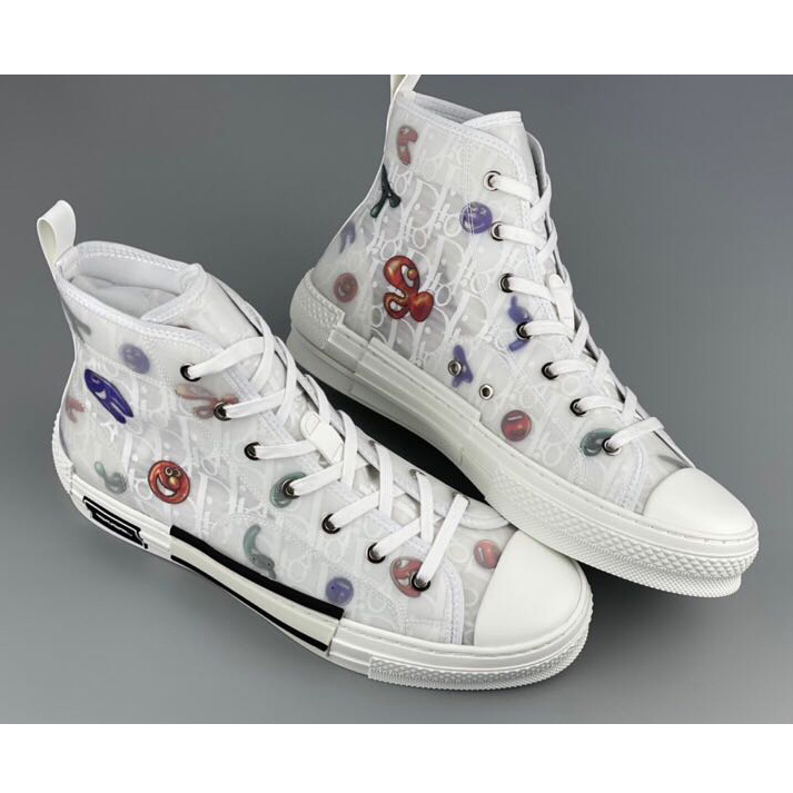 Dior B23 Dior And Kenny Scharf High-Top Sneaker - 