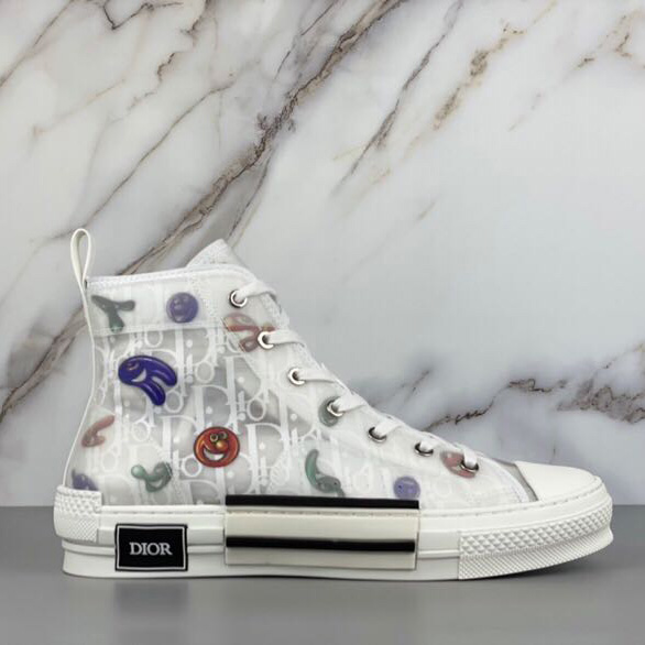Dior B23 Dior And Kenny Scharf High-Top Sneaker - 