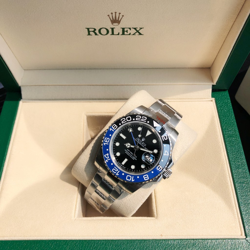 Rolex GMT Master II Batman Steel Automatic Black Dial Men's Watch - 