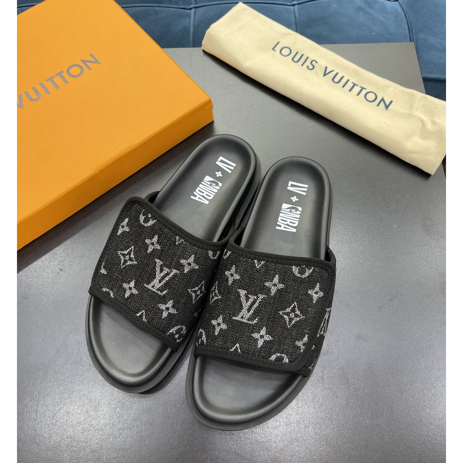 Louis Vuitton x NBA Monogram Slipper - 