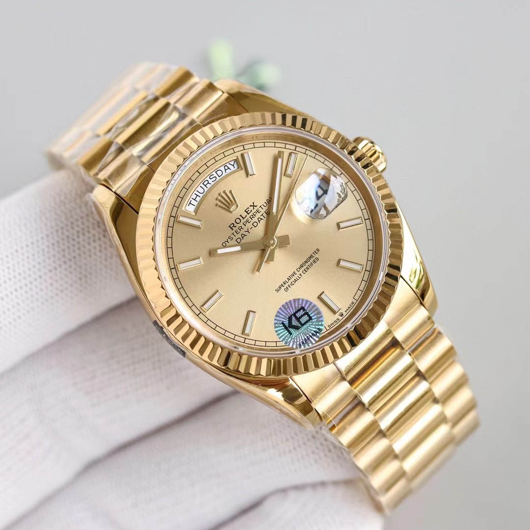 Rolex Day-Date 36 Watch In Yellow Gold - 