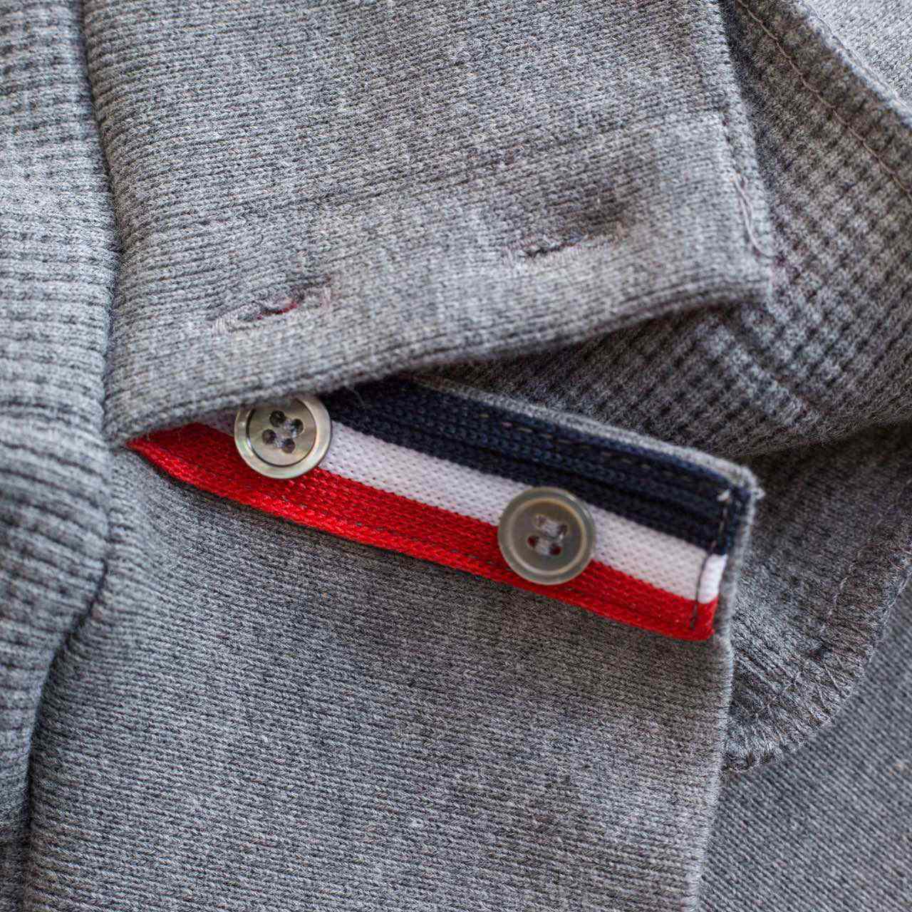 Thom Browne 4-Bar Zip-Up Cotton Hoodie - 