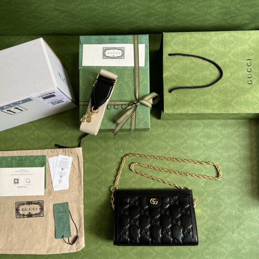 Gucci GG Matelassé Small Bag(26*17.5*8cm) - 