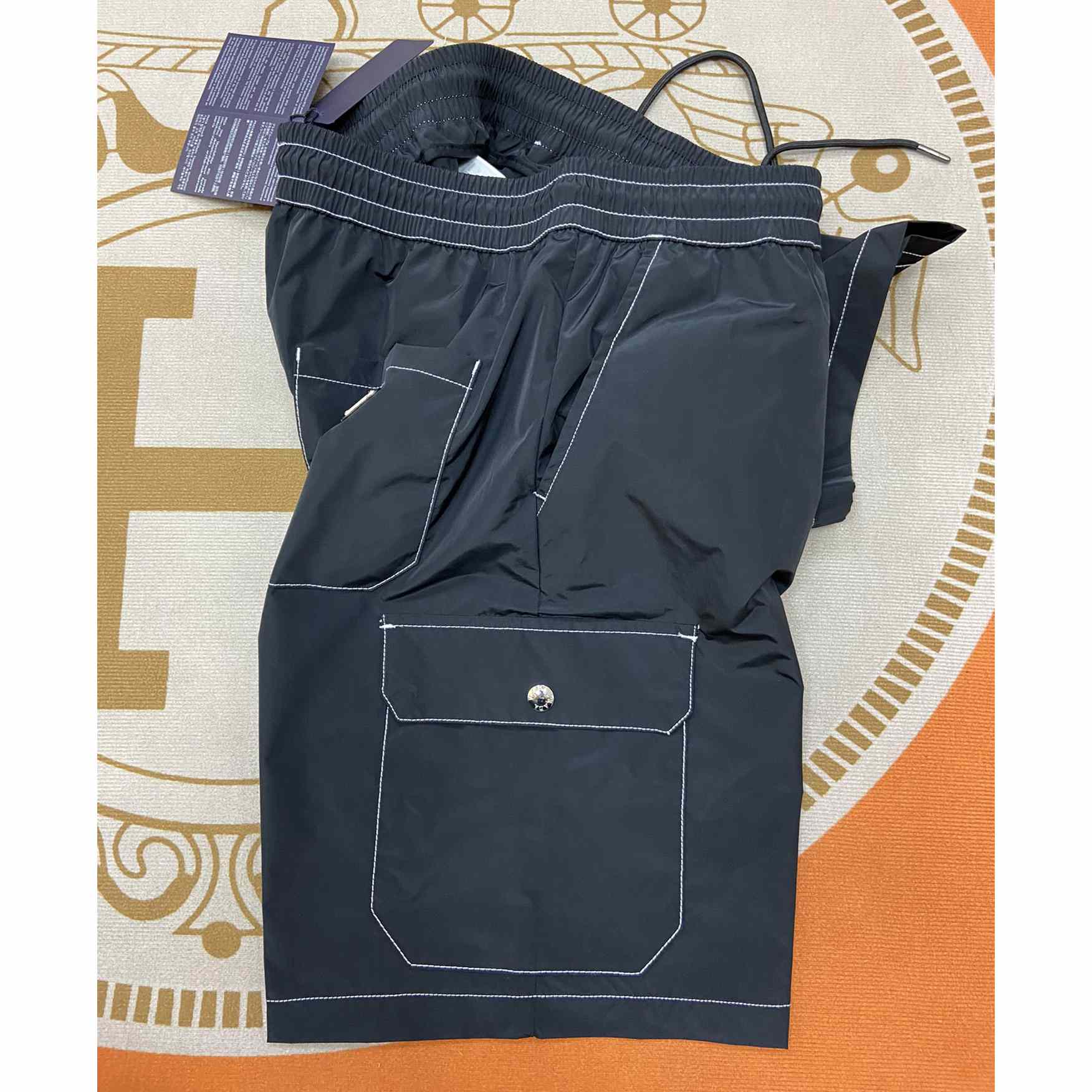 Prada Logo Cotton Shorts - 