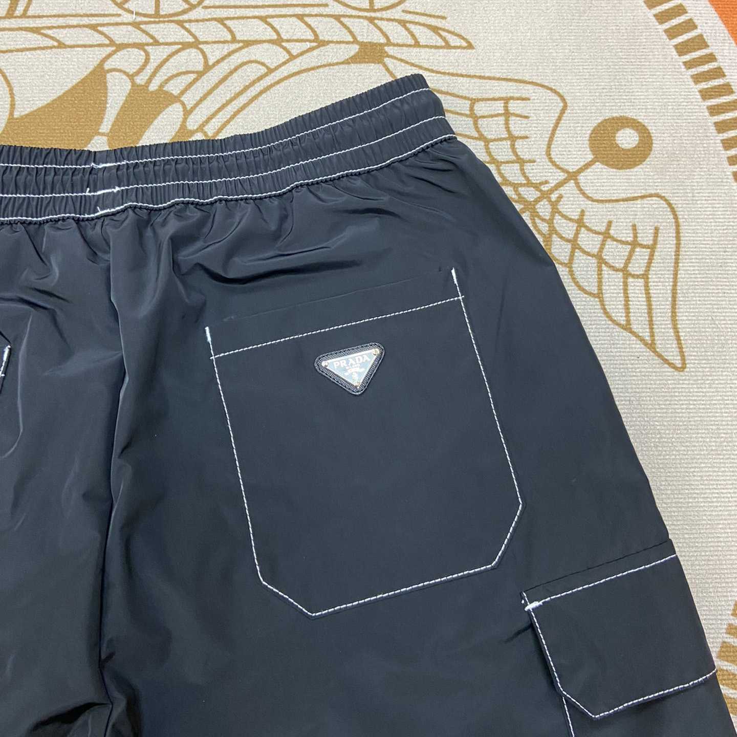 Prada Logo Cotton Shorts - 