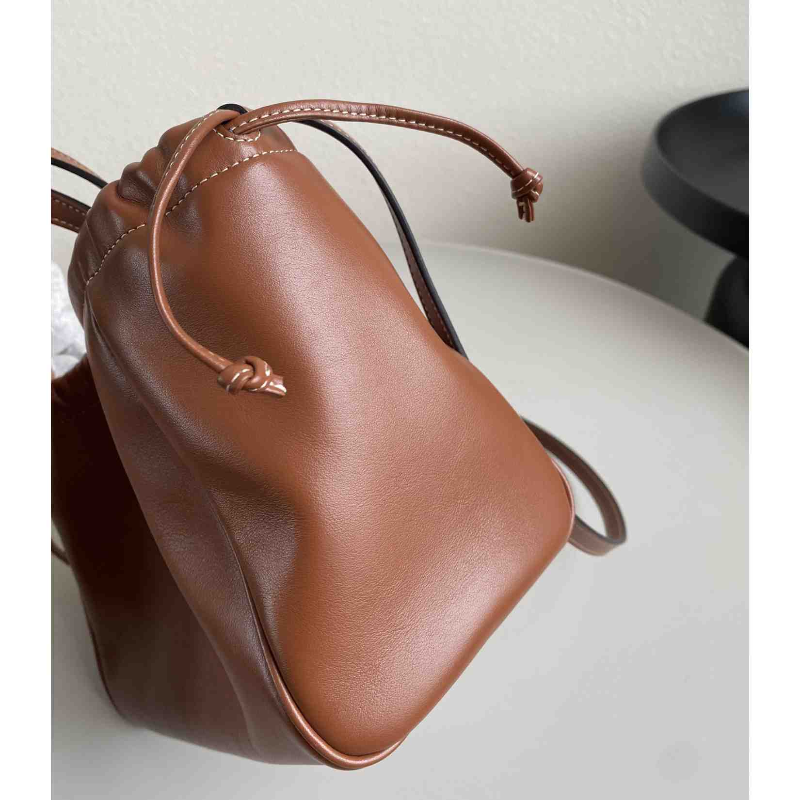 Celine Small Cabas Drawstring Cuir Triomphe In Smooth Calfskin - 