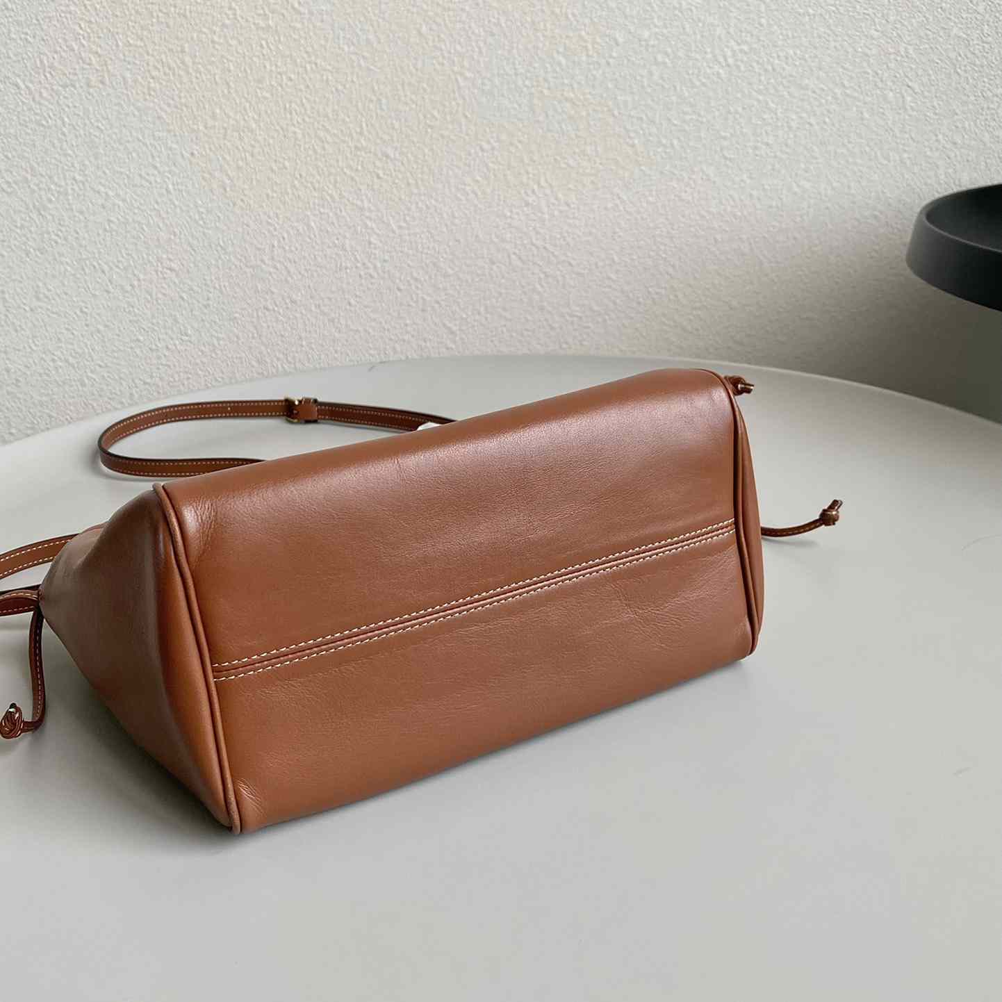 Celine Small Cabas Drawstring Cuir Triomphe In Smooth Calfskin - 