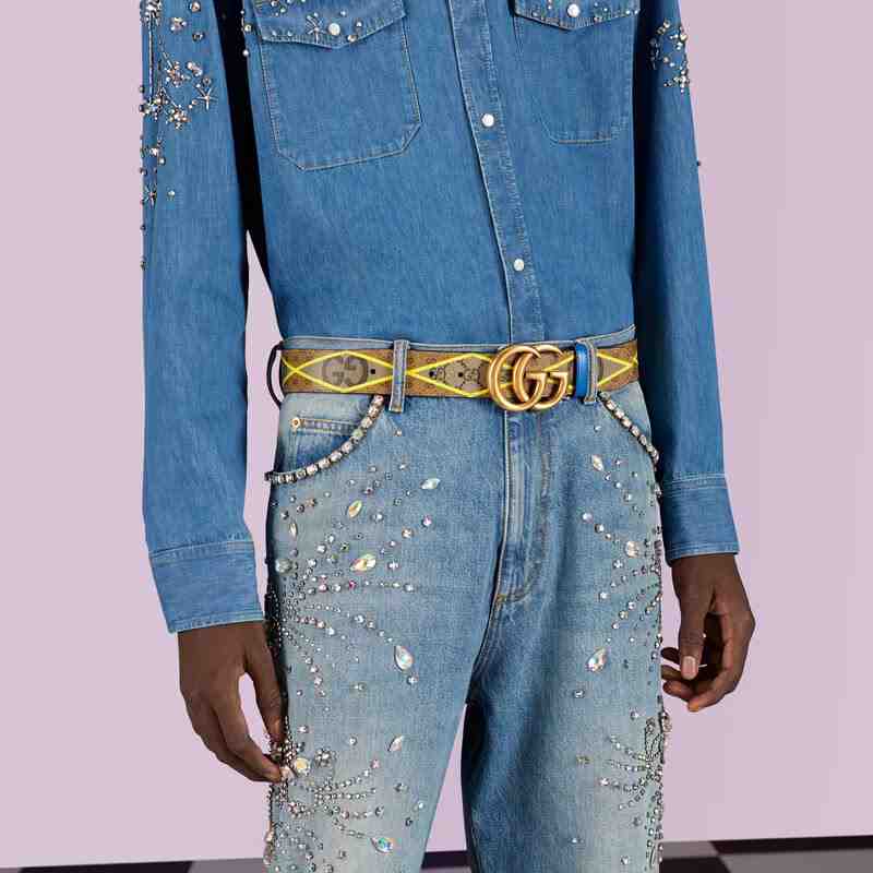 Gucci GG Marmont Wide Belt - 