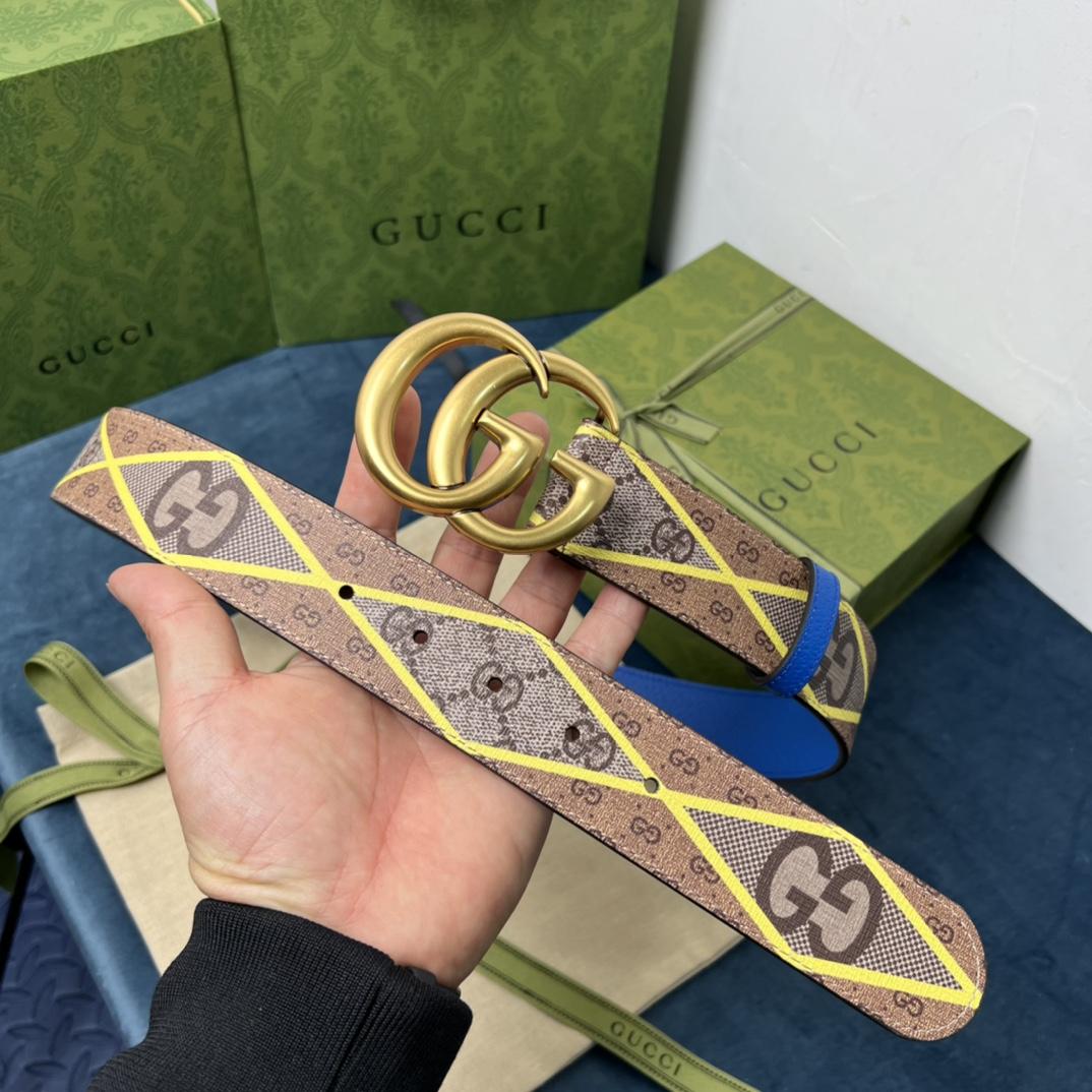 Gucci GG Marmont Wide Belt - 