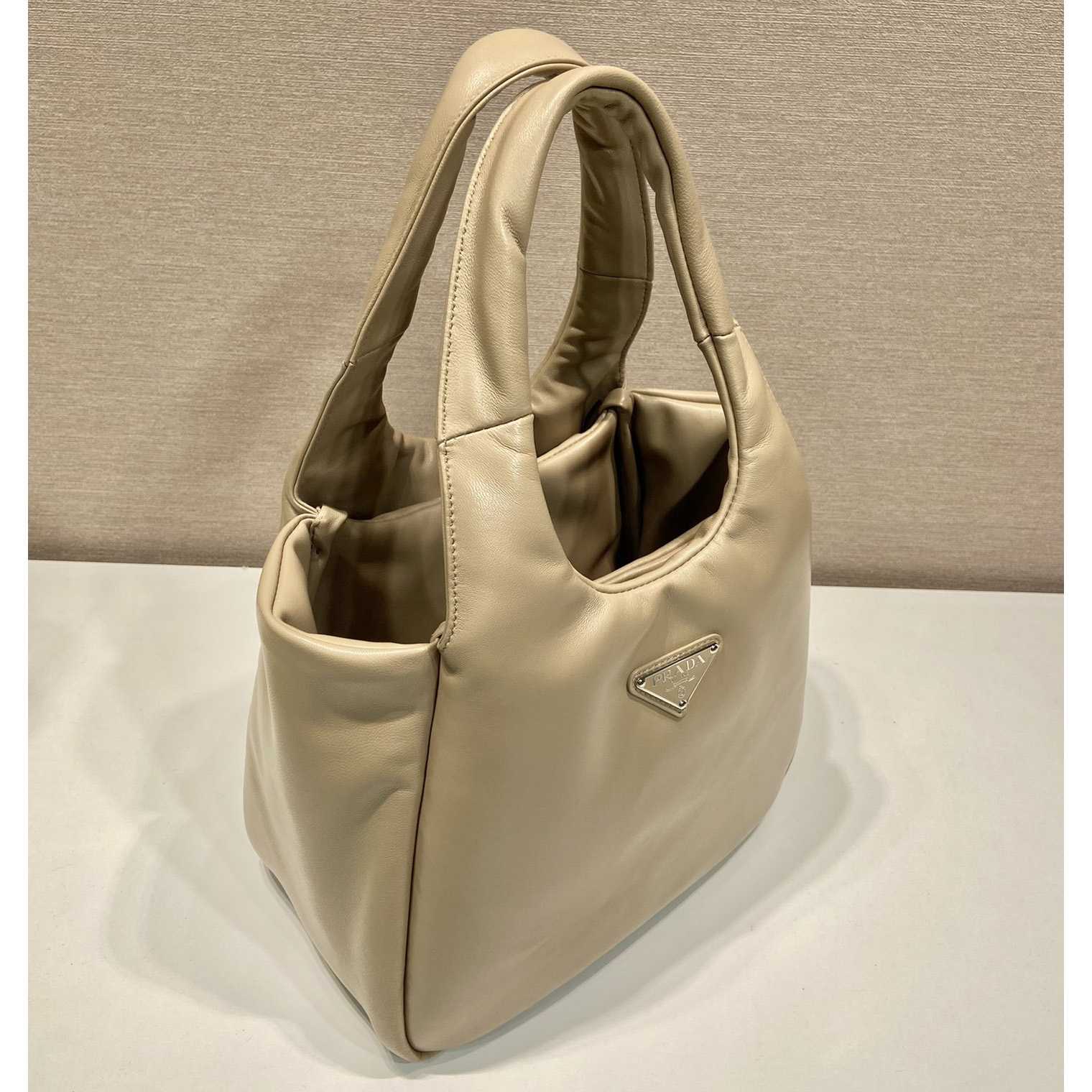 Prada Medium Padded Prada Soft Nappa Leather Bag - 