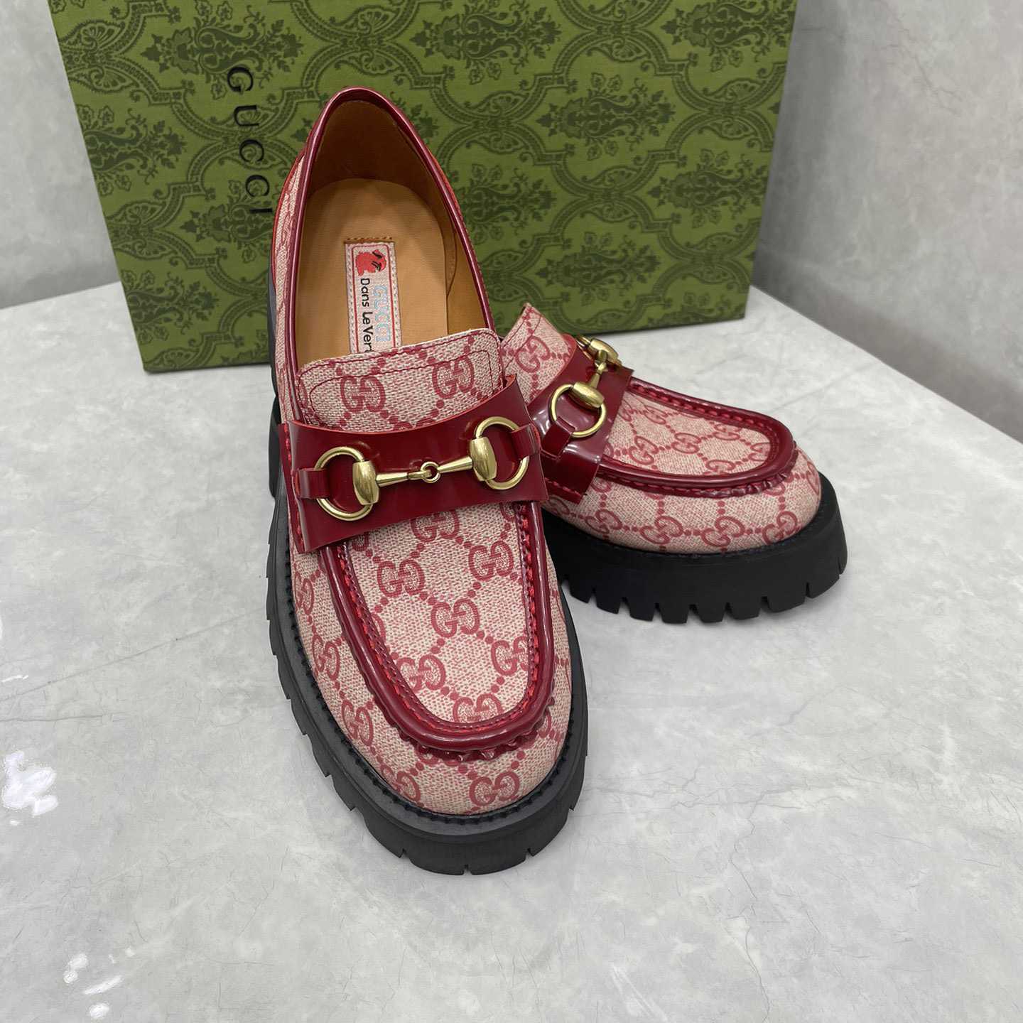 Gucci Women's GG Lug Sole Loafer - 