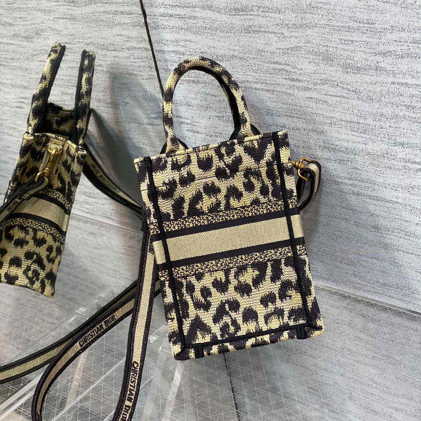 Dior Mini Dior Book Tote Phone Bag - 