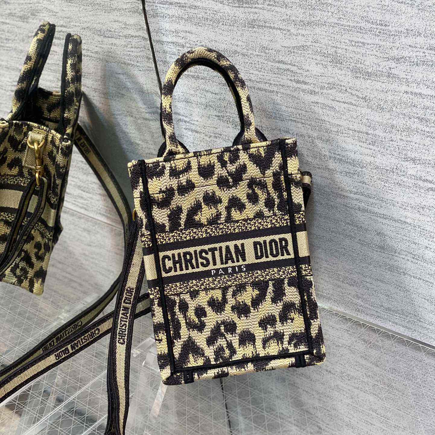 Dior Mini Dior Book Tote Phone Bag - 