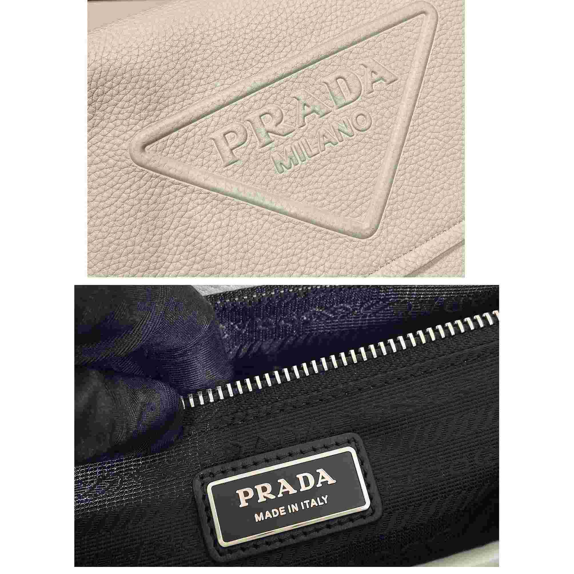Prada Leather Bag With Shoulder Strap - 