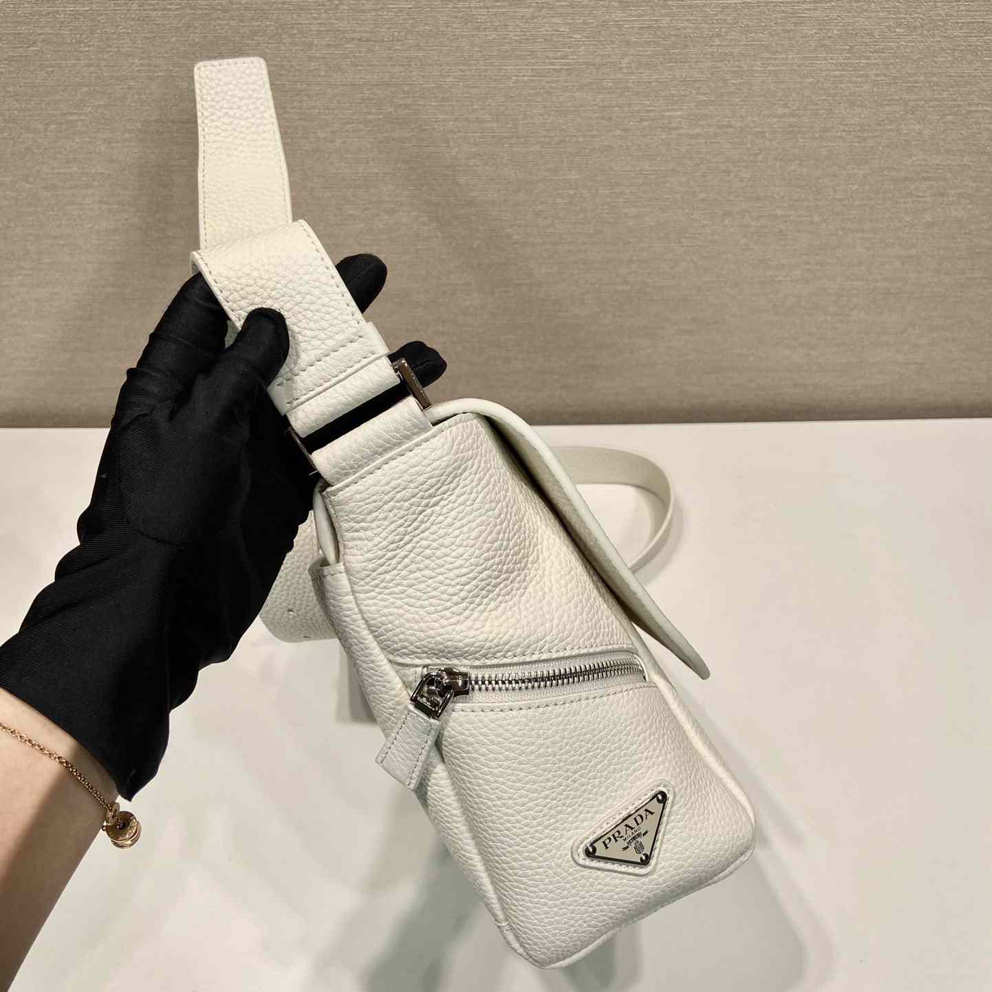 Prada Leather Bag With Shoulder Strap - 