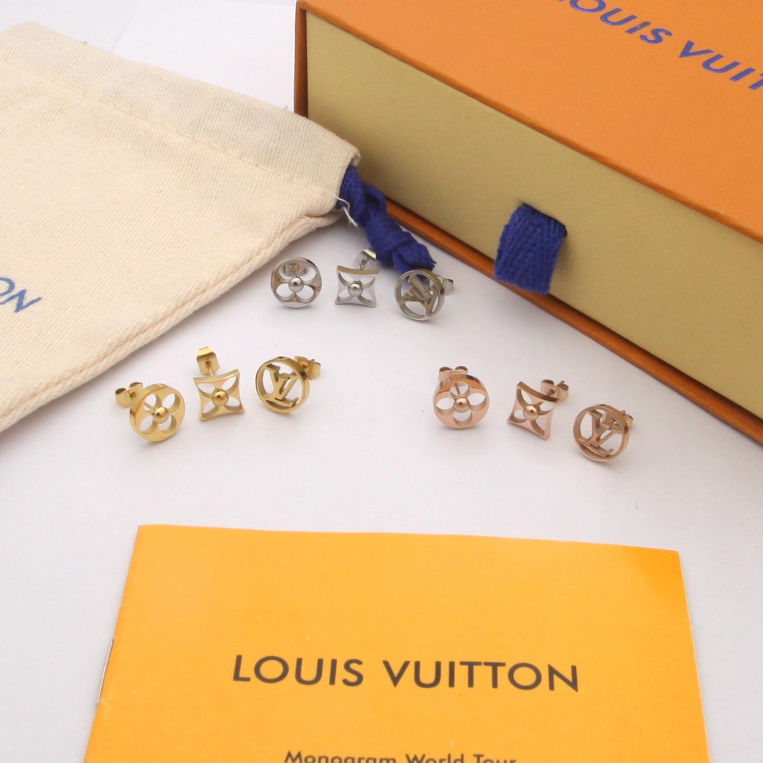 Louis Vuitton Crazy in Lock Earrings Set   M00395 - 