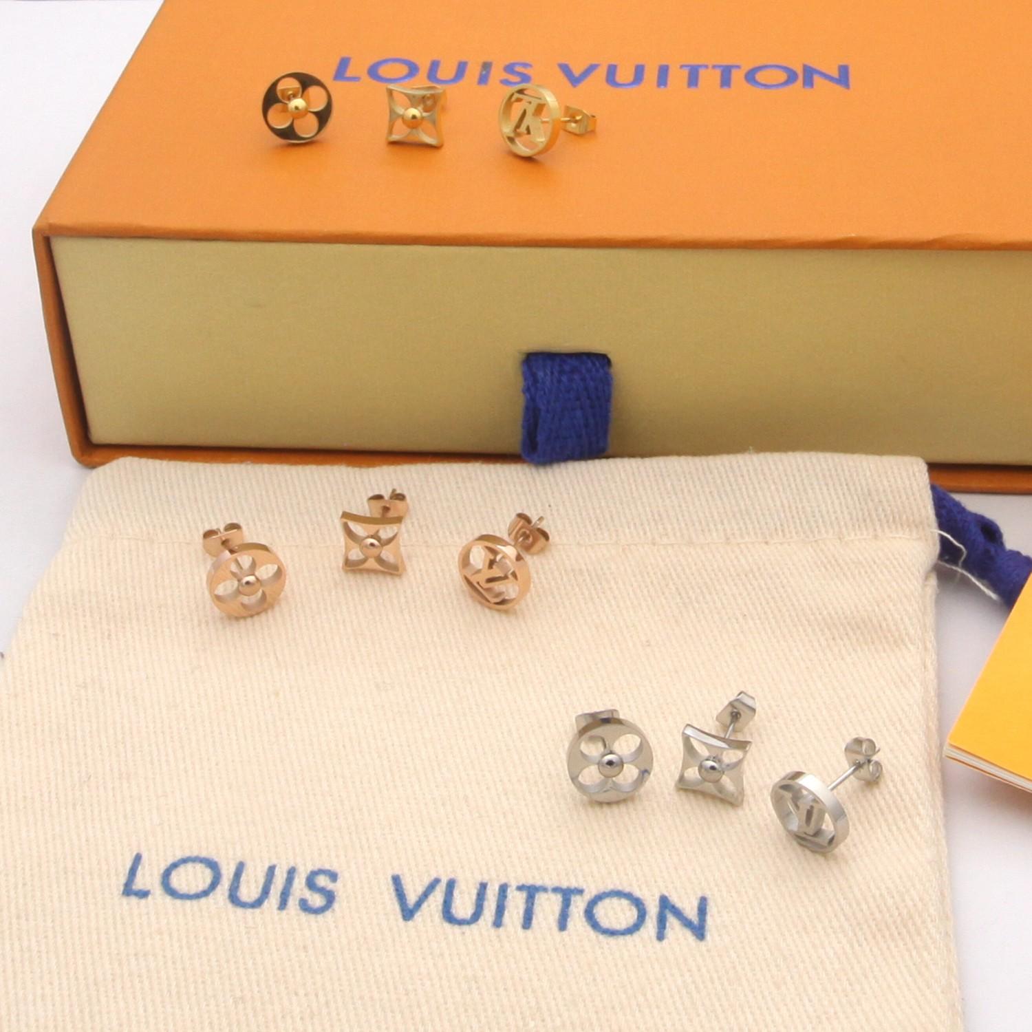 Louis Vuitton Crazy in Lock Earrings Set   M00395 - 