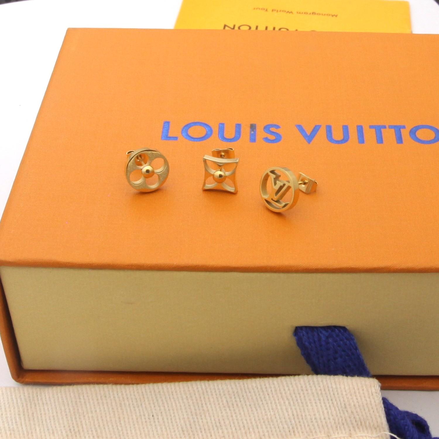 Louis Vuitton Crazy in Lock Earrings Set   M00395 - 