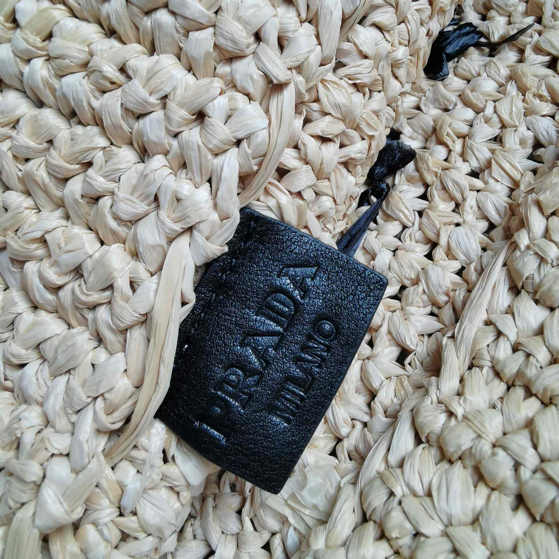 Prada Small Raffia Tote Bag - 