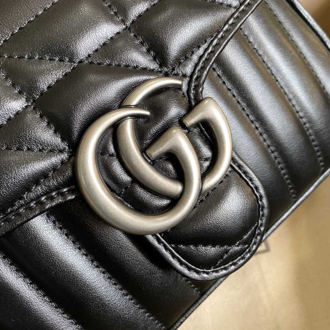 Gucci GG Marmont Mini Top Handle Bag(21*15.5*8cm) - 