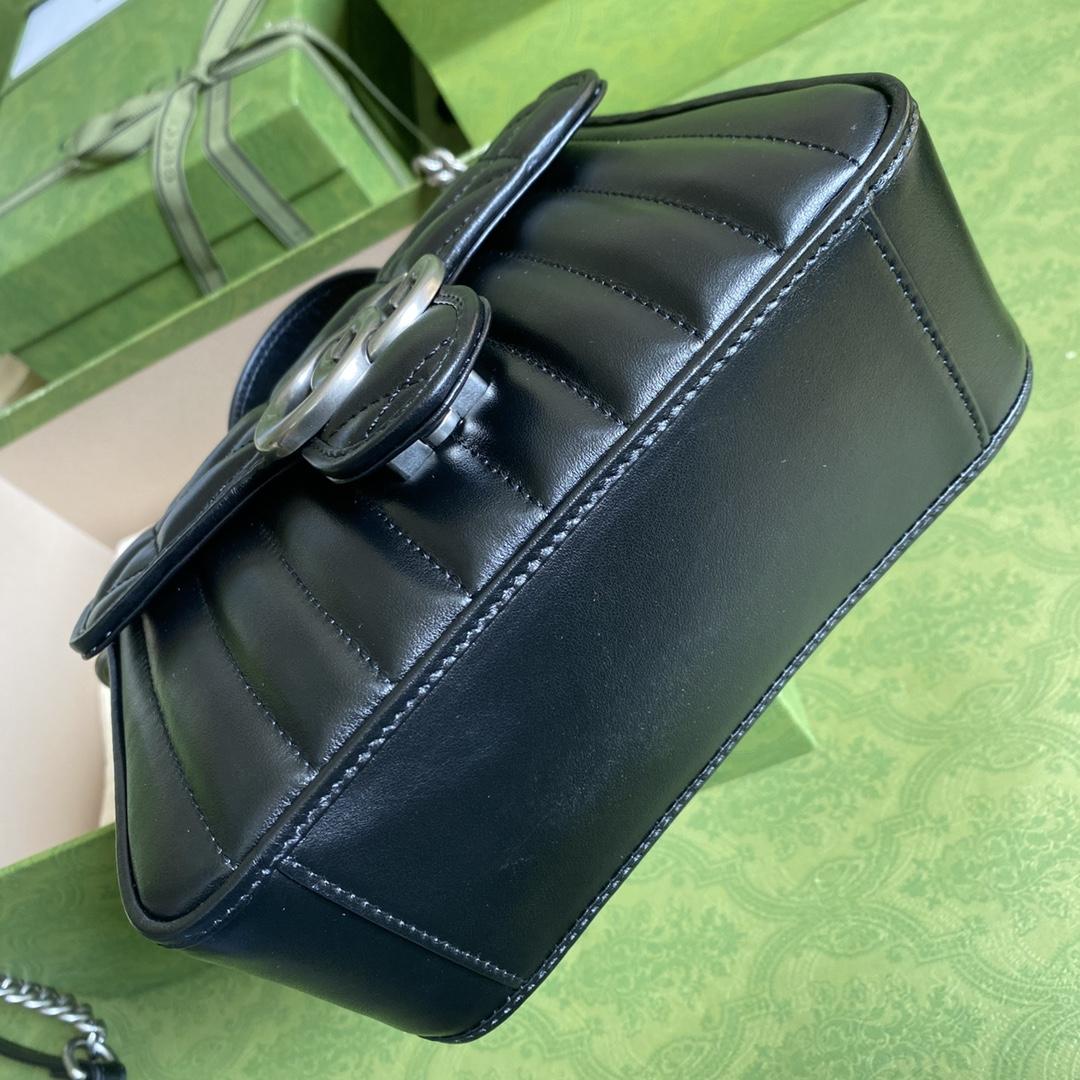 Gucci GG Marmont Mini Top Handle Bag(21*15.5*8cm) - 