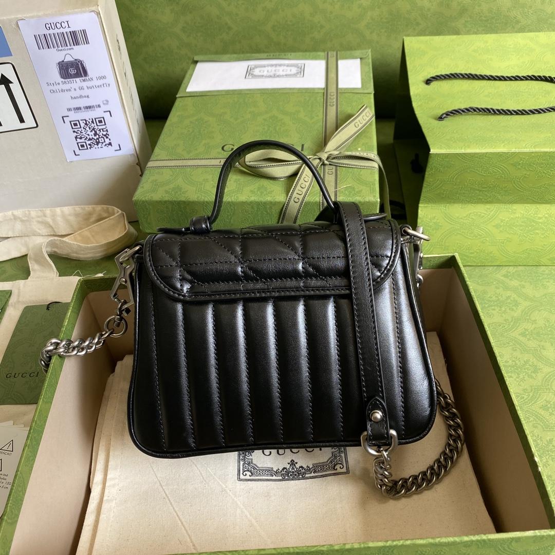 Gucci GG Marmont Mini Top Handle Bag(21*15.5*8cm) - 