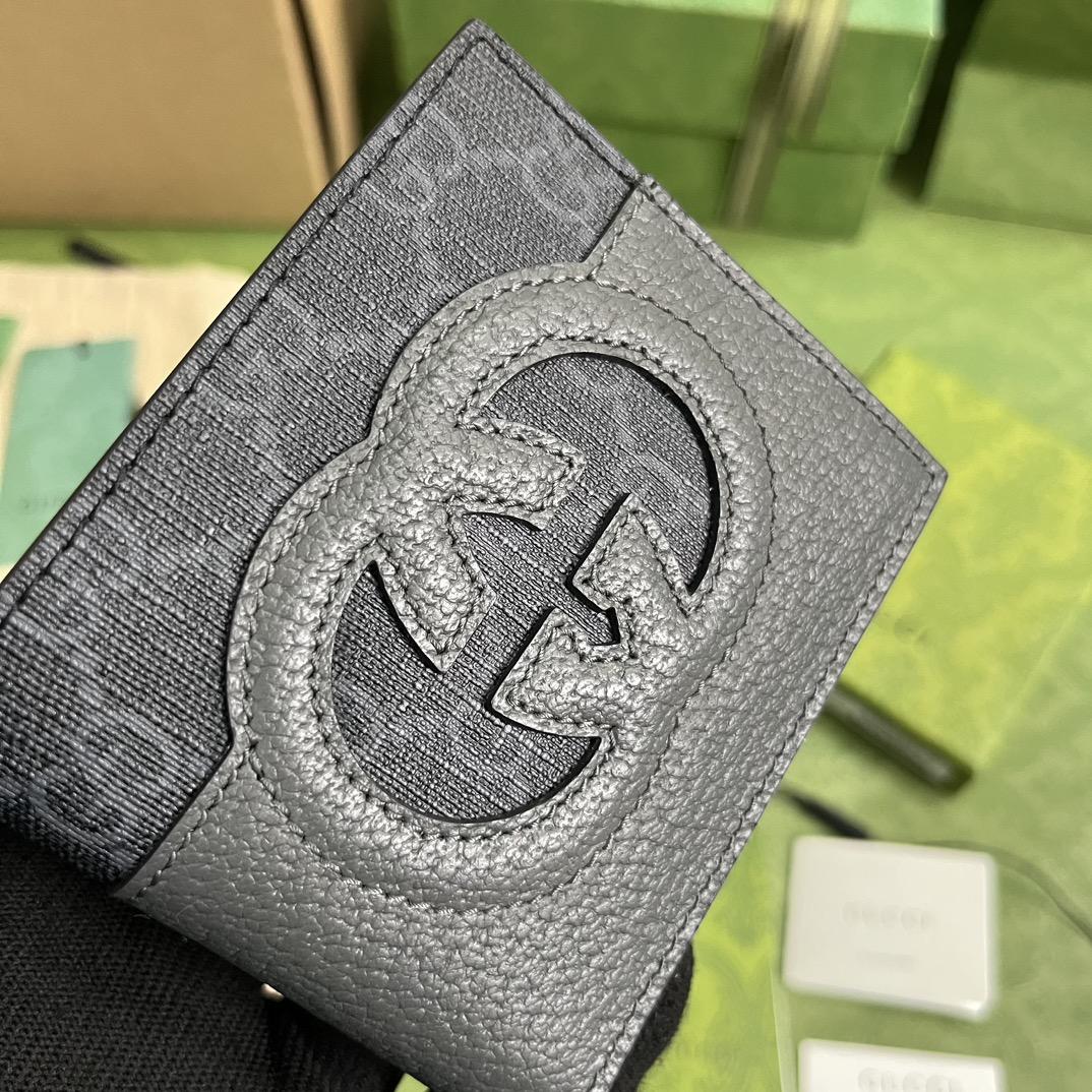 Gucci Wallet With Cut-out Interlocking G - 