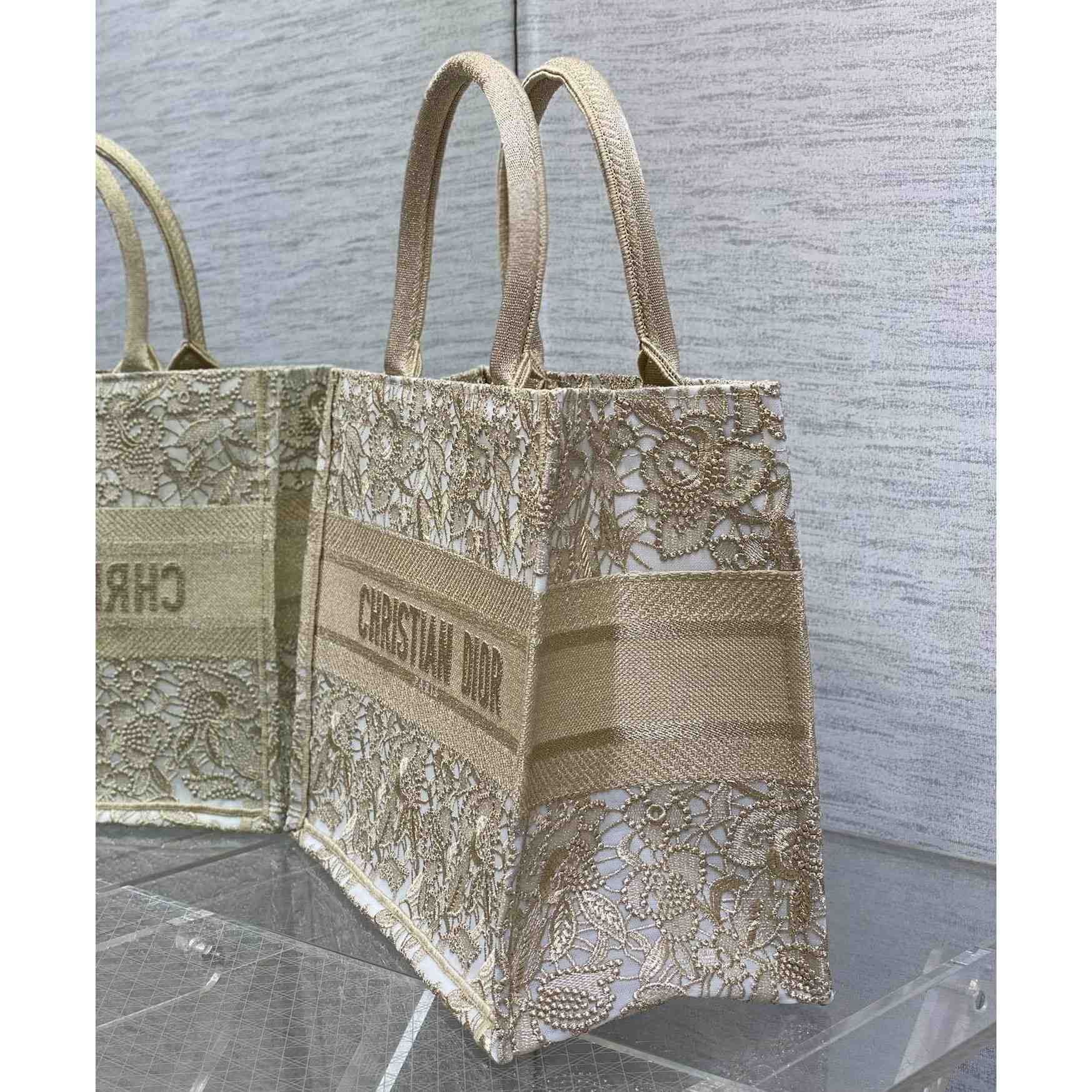 Dior Medium Dior Or Dior Book Tote - 