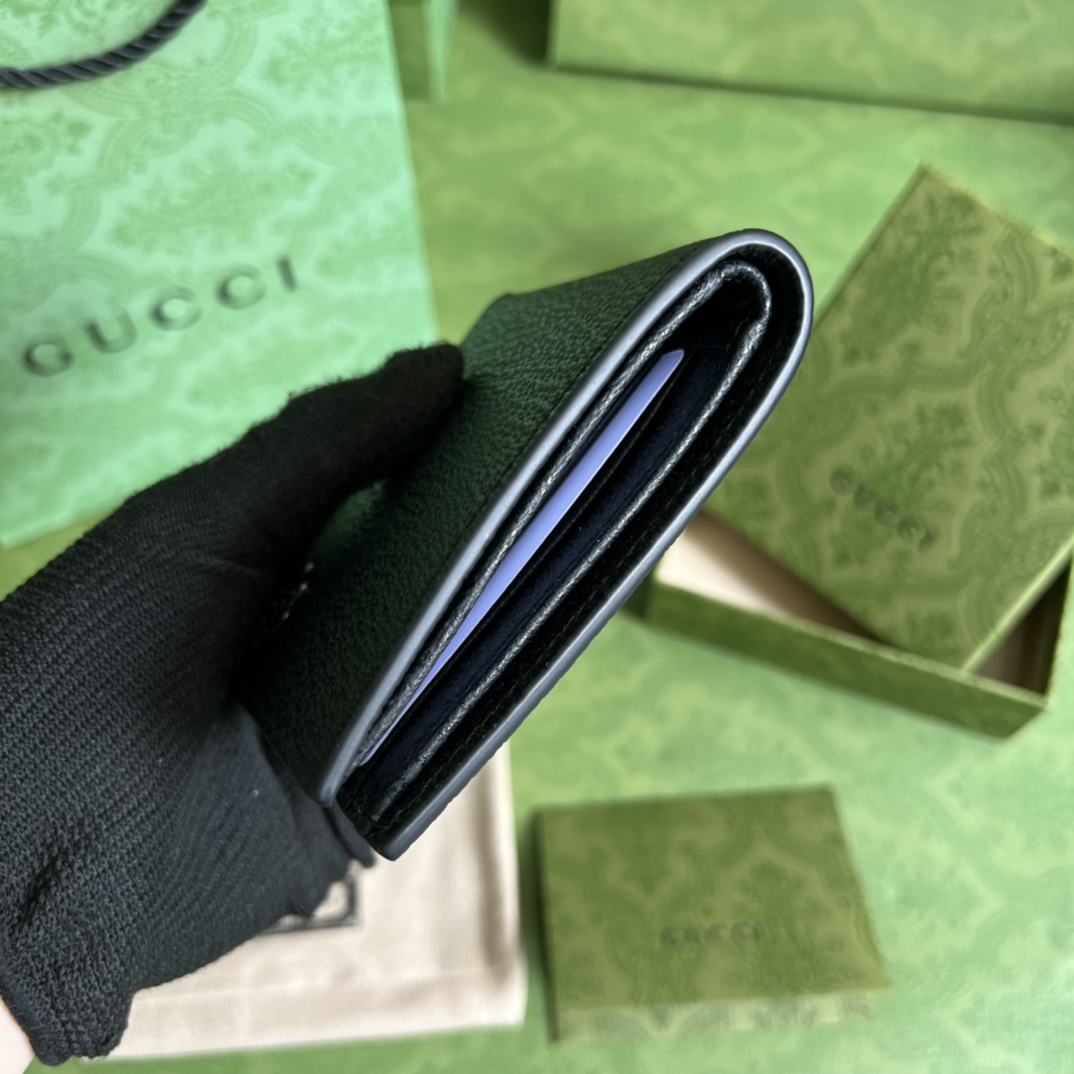 Gucci GG Marmont Leather Bi-fold Wallet - 