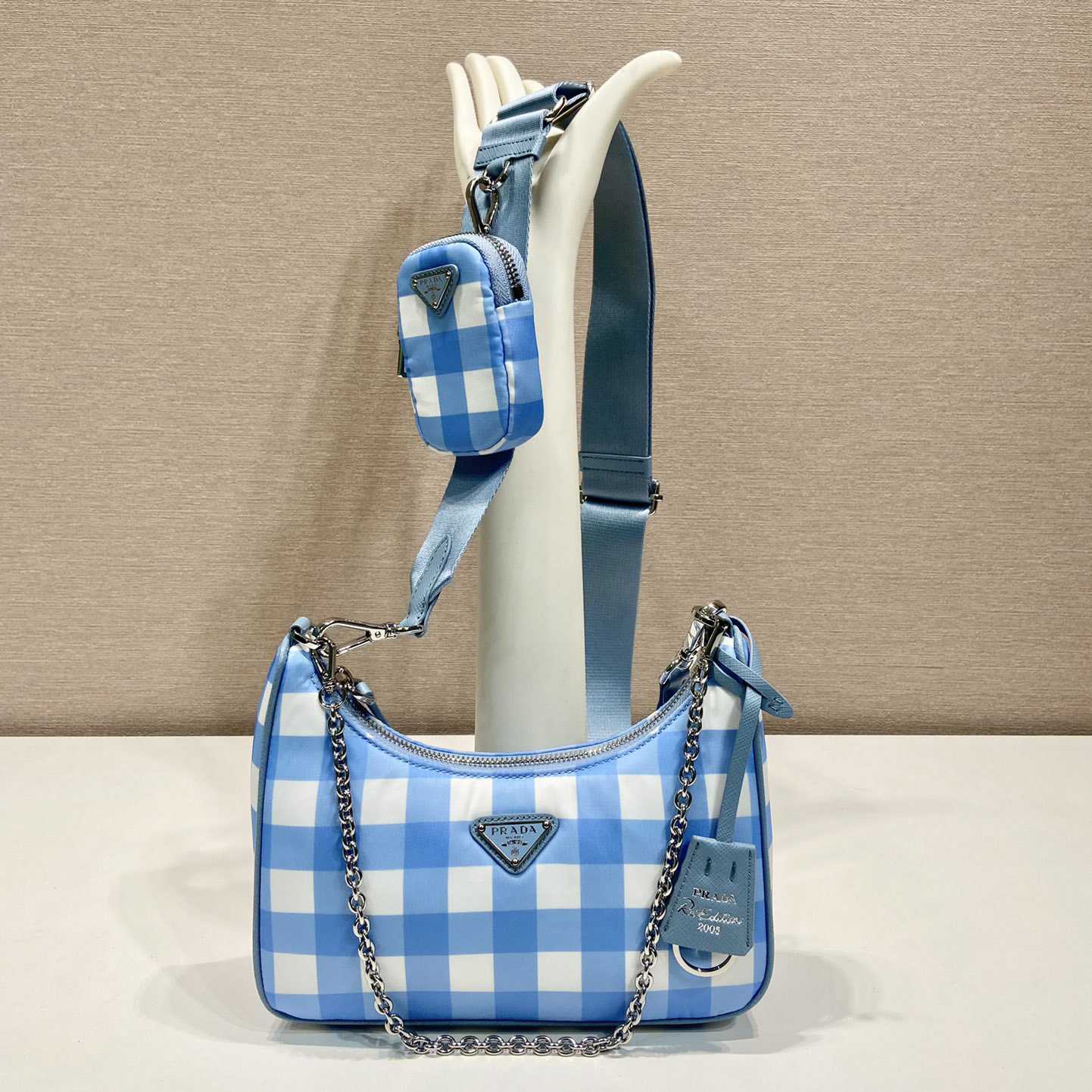 Prada Re-Edition 2005 Printed Re-Nylon Bag - 