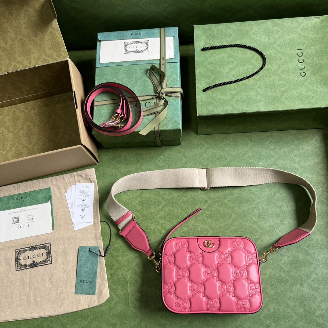 Gucci GG Matelassé Small Bag(21.5-17-7.5cm) - 