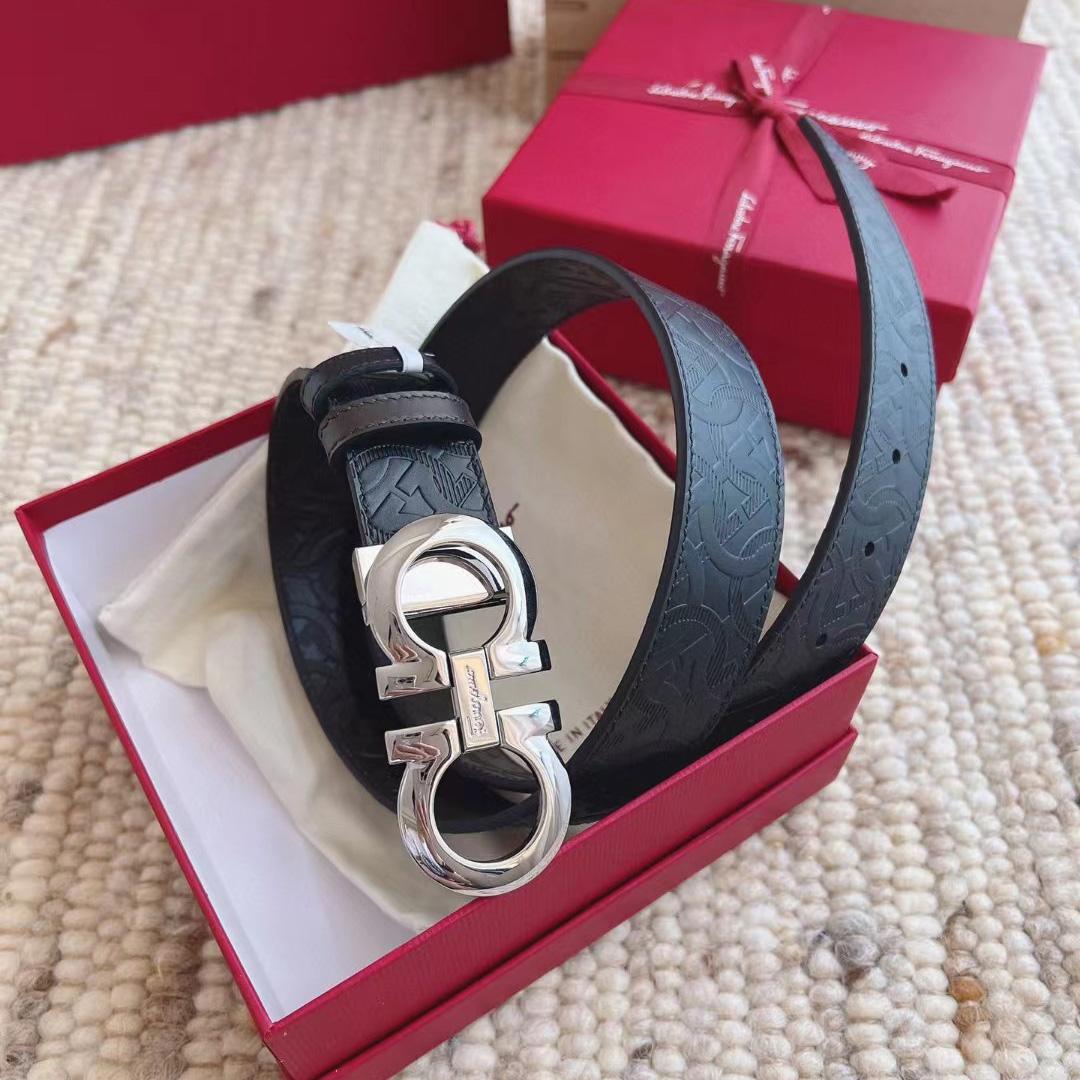 Ferragamo Reversible Leather Belt - 