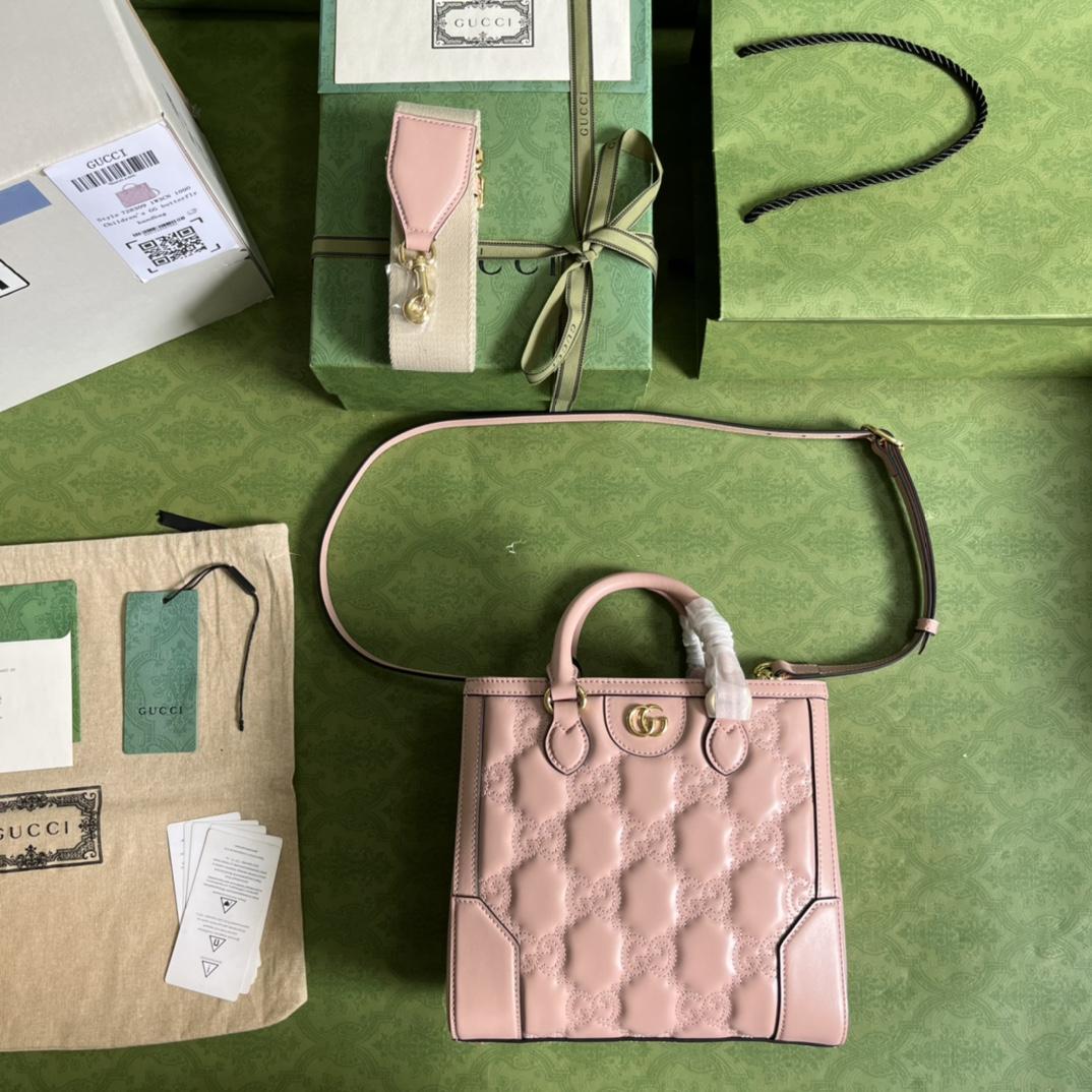 Gucci GG Matelasse MIni Top Handle Bag  (23x 22x 10cm) - 