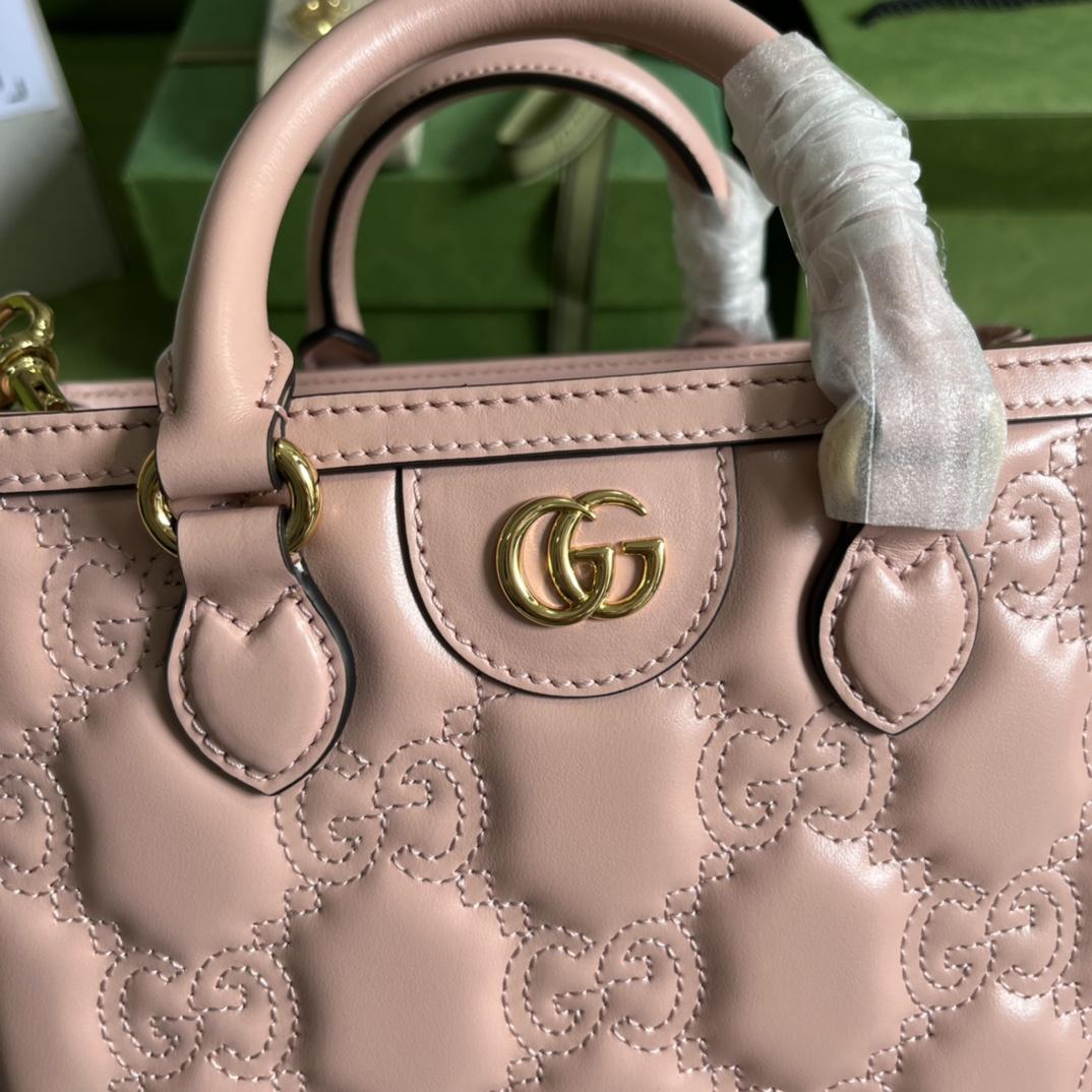 Gucci GG Matelasse MIni Top Handle Bag  (23x 22x 10cm) - 