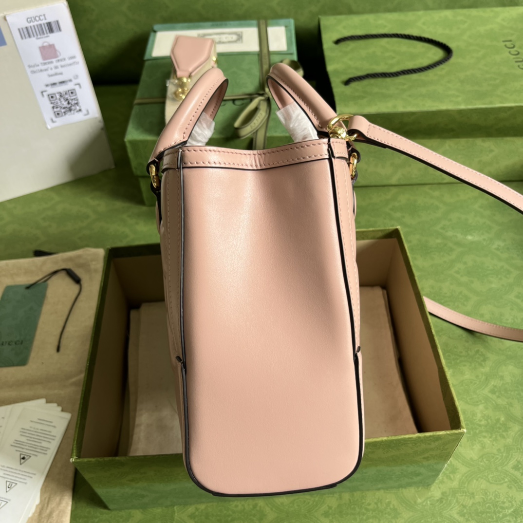 Gucci GG Matelasse MIni Top Handle Bag  (23x 22x 10cm) - 