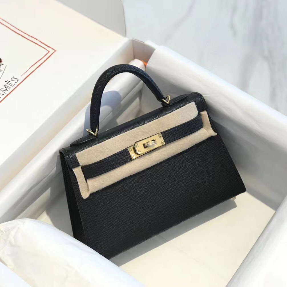 Hermes Kelly Handbag (19-13-6.5cm) - 