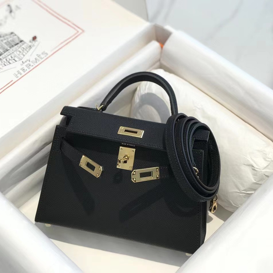 Hermes Kelly Handbag (19-13-6.5cm) - 