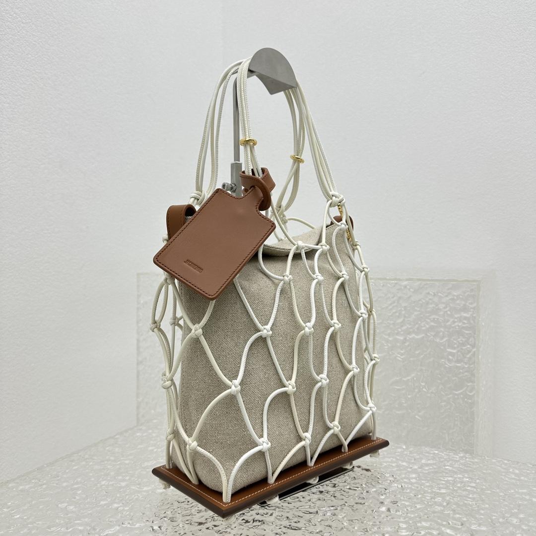 Jacquemus Le Petit Filet Pralu Tote Bag (10x27x21cm) - 