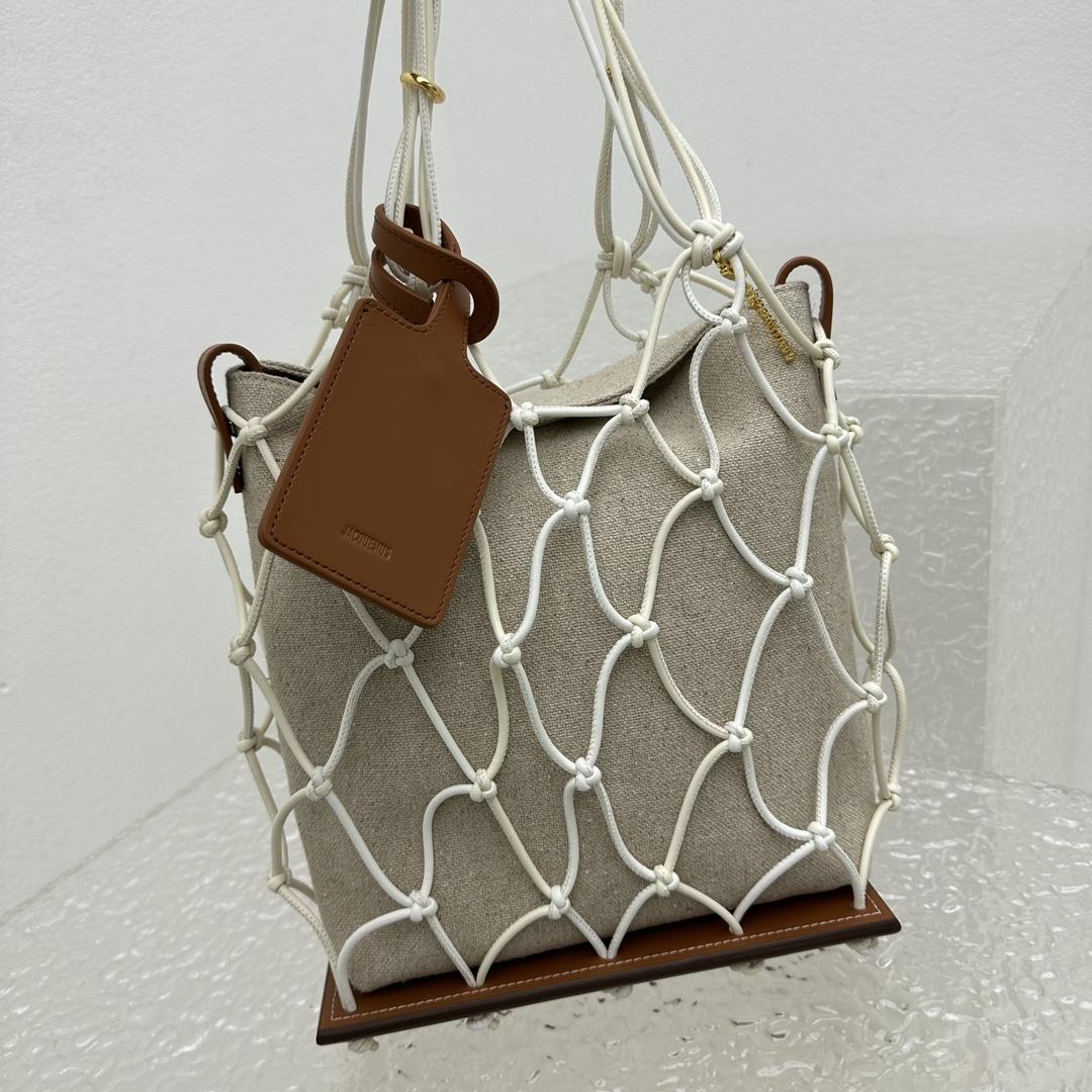 Jacquemus Le Petit Filet Pralu Tote Bag (10x27x21cm) - 