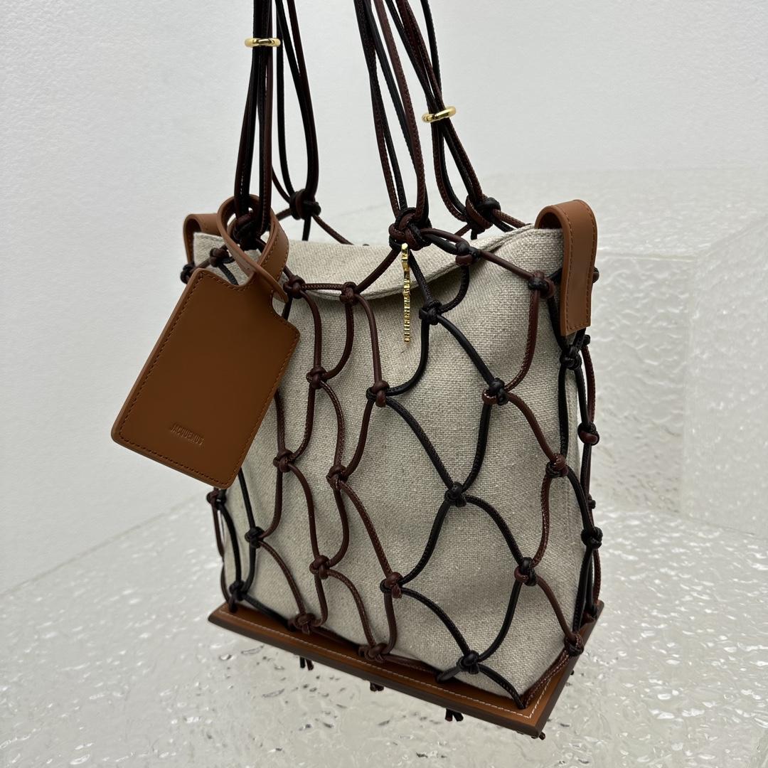 Jacquemus Le Petit Filet Pralu Tote Bag (10x27x21cm) - 